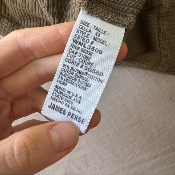 James Perse RIBBED DAILY TANK - Picture 3 of 6